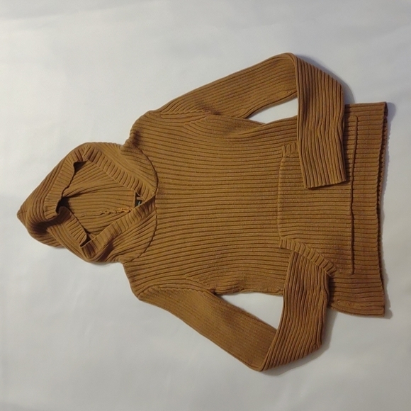 Moda International Sweaters - 𝅺WOMEN'S MODA International Brown Hooded Sweater